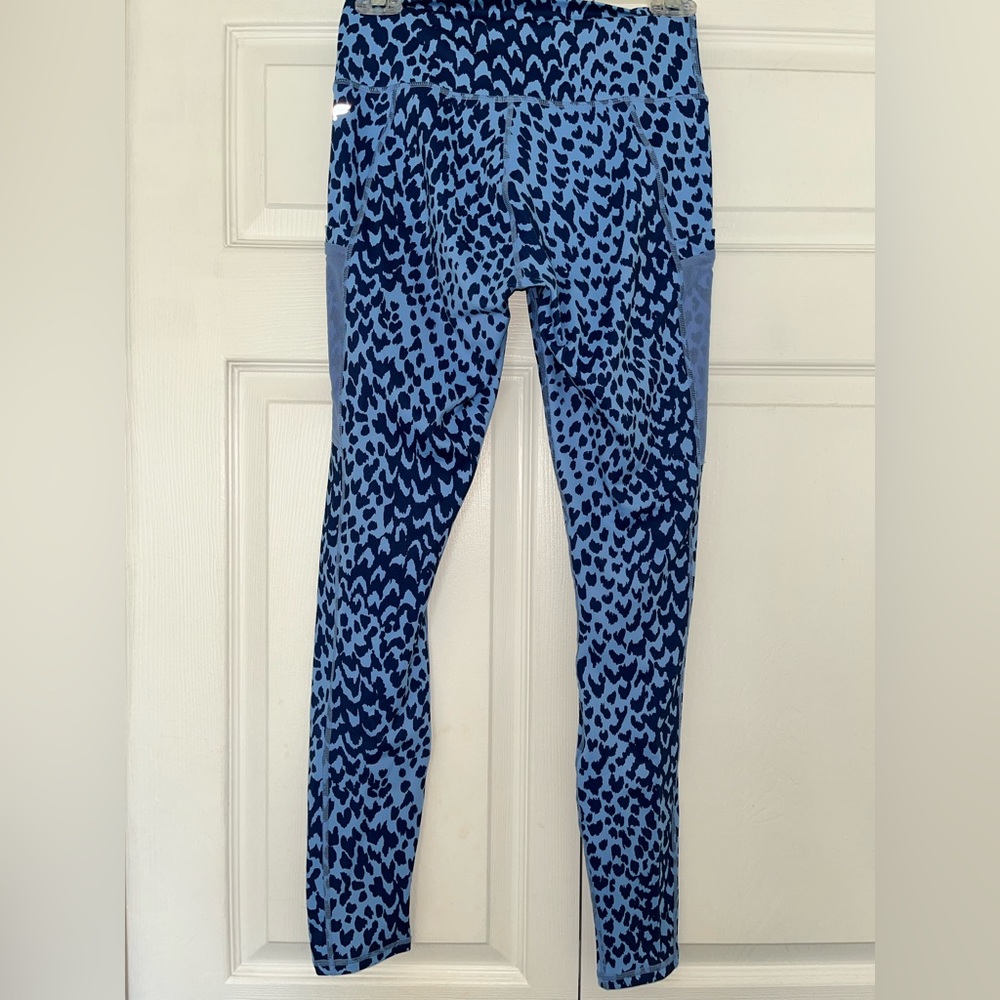 Fabletics Blue Patterned Leggings - image 4